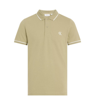 Calvin Klein Jeans Polo slim beige