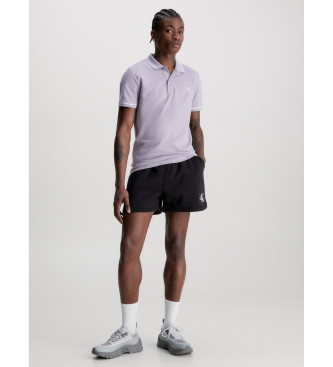 Calvin Klein Jeans Polo slim lilas