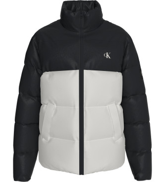 Calvin Klein Jeans Pluffer coat black, white