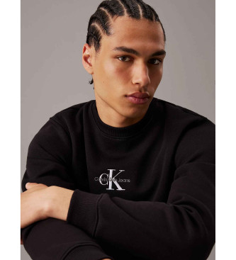 Calvin Klein Jeans Black monogrammed sweatshirt