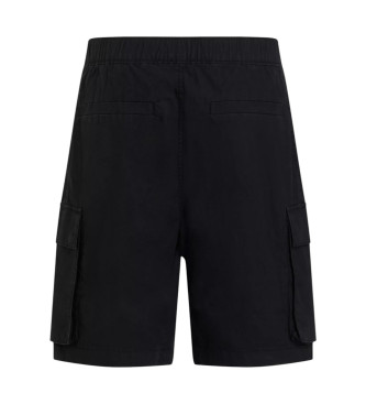 Calvin Klein Jeans Black washed cargo shorts