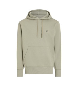 Calvin Klein Jeans Hooded sweatshirt met grafisch logo op de rug in groen