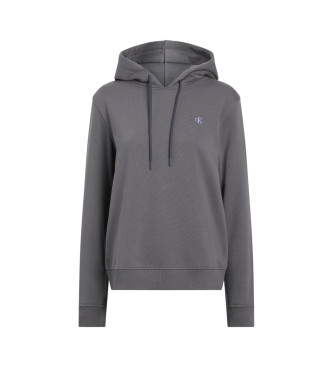 Calvin Klein Jeans Sudadera con capucha regular Script graphic gris