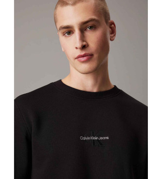 Calvin Klein Jeans Sudadera con monograma negro