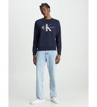 Calvin Klein Jeans Sudadera Core Monogram marino