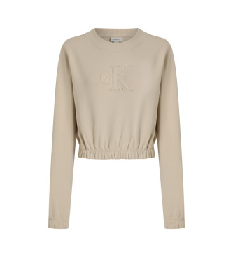 Calvin Klein Jeans Sweatshirt court beige