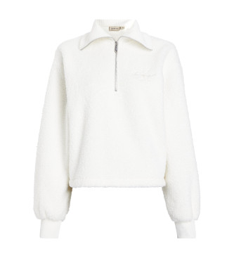 Calvin Klein Jeans Half Zip sweatshirt white