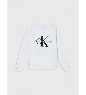Calvin Klein Jeans Sweatshirt Monogram white