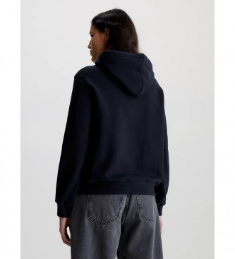 Calvin Klein Jeans Casaco com capuz com monograma preto