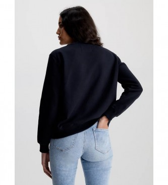Calvin Klein Jeans Camisola com monograma preta