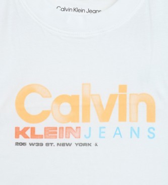 Calvin Klein Jeans Gradient Shift T-shirt white
