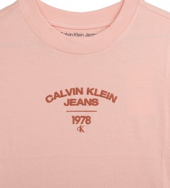 Calvin Klein Jeans T-shirt rose Modern Workwear