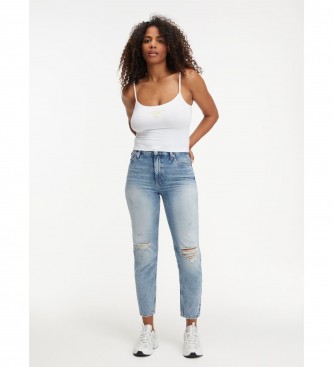 Calvin Klein Jeans Top Gradient Shift blanc