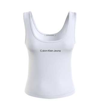 Calvin Klein Jeans Institutional Top Strappy biały