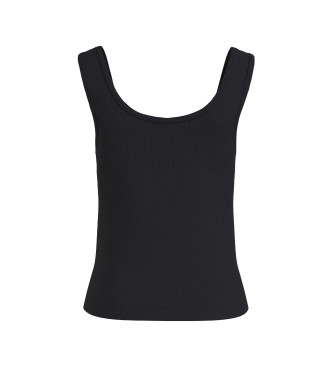 Calvin Klein Jeans Top Institutional Strappy negro