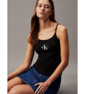 Calvin Klein Jeans Top med stropper Tank sort