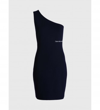 Calvin Klein Jeans Schwarzes Bodycon-Kleid