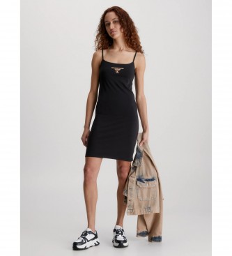 Calvin Klein Jeans Black Slim Straps Dress