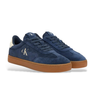 Calvin Klein Jeans Baskets en daim bleu