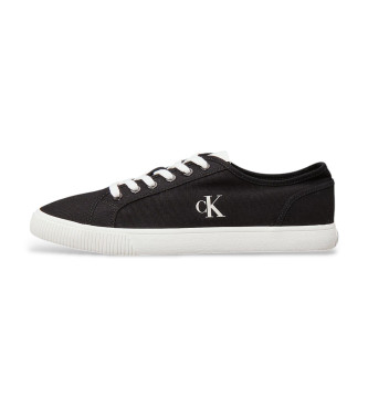 Calvin Klein Jeans Zapatillas de lona de perfil bajo negro