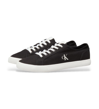 Calvin Klein Jeans Zapatillas de lona de perfil bajo negro