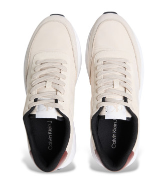 Calvin Klein Jeans Athleisure Runner Up Mix beige ldersko