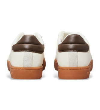 Calvin Klein Jeans Baskets en cuir beige