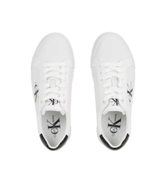 Calvin Klein Jeans Bold Vulc sapatos de couro branco