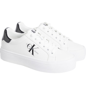 Calvin Klein Jeans Bold Vulc leather shoes white