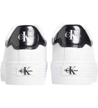 Calvin Klein Jeans Bold Vulc sapatos de couro branco