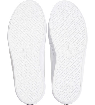 Calvin Klein Jeans Zapatillas de piel Bold Vulc blanco