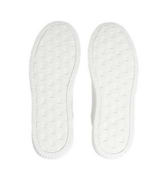 Calvin Klein Jeans Sneakers in pelle bianca con suola spessa