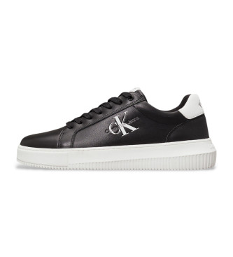 Calvin Klein Jeans Zapatillas de piel Chunky Cupsole Mono negro