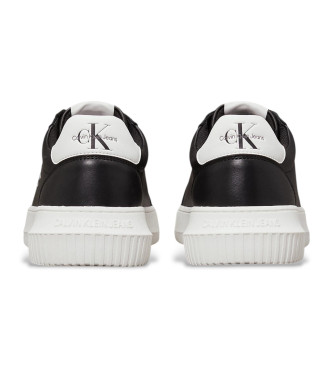 Calvin Klein Jeans Zapatillas de piel Chunky Cupsole Mono negro