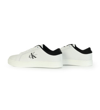 Calvin Klein Jeans Klassische Cupsole Low Leder Turnschuhe wei