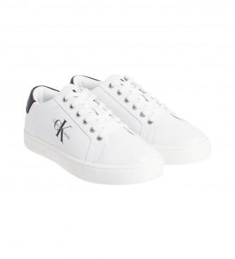Calvin Klein Jeans Recycled Leather Sneakers white
