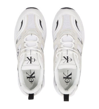 Calvin Klein Jeans Retro Tennis Leather Sneakers white