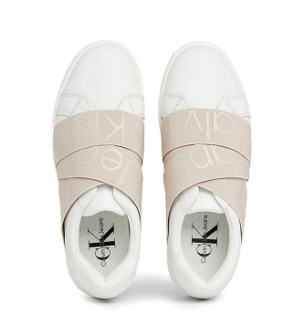 Calvin Klein Jeans Zapatillas de Piel slip-on blanco