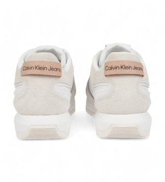 Calvin Klein Jeans Toothy lder sneakers vit