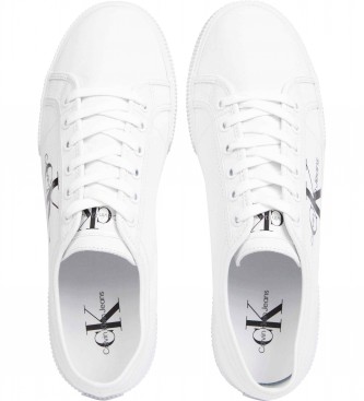 Calvin Klein Jeans Sneaker Monaco in tela bianca