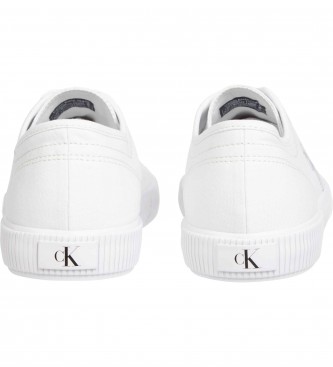 Calvin Klein Jeans Monaco fabric slippers white