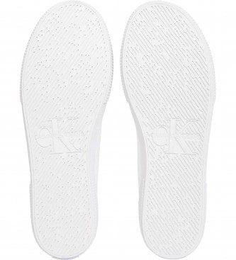 Calvin Klein Jeans Monaco fabric slippers white
