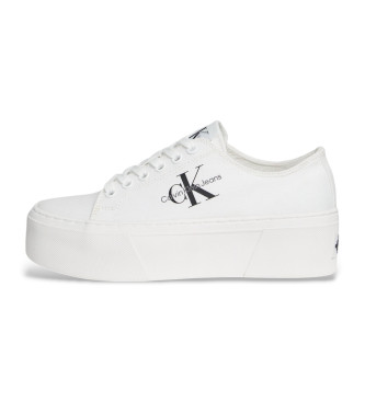 Calvin Klein Jeans Flatform+ Cupsole Sneakers white