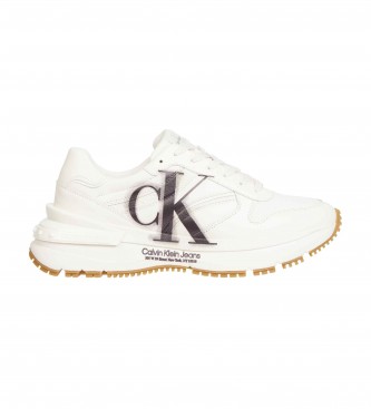 Calvin Klein Jeans Sneaker Melbourne in pelle bianca