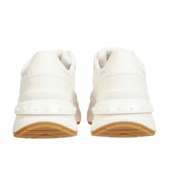 Calvin Klein Jeans Melbourne leather trainers white