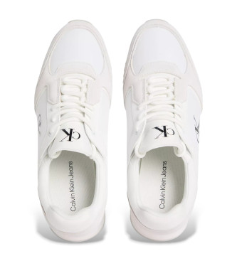 Calvin Klein Jeans Superge Retro Runner bele barve