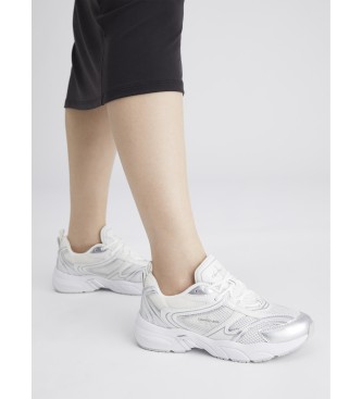Calvin Klein Jeans Trenirke Retro Teniški nizki čipkasti beli