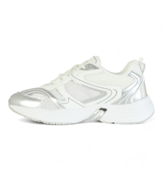 Calvin Klein Jeans Zapatillas Retro Tennis Low Lace blanco