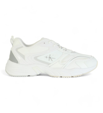 Calvin Klein Jeans Trainers Retro Tennis Low Lace up white