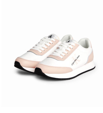 Calvin Klein Jeans Trainers Runner Low Lace Mix Ml Met white, pink